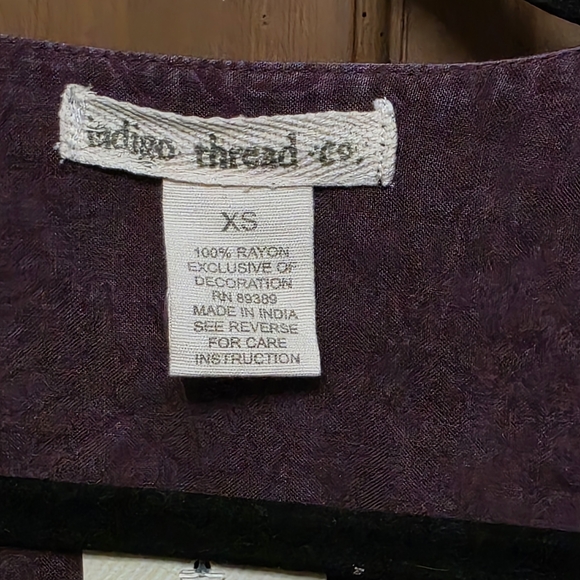 Indigo Threads Co Purple Bohemian Cardigan with Tassels - Picture 2 of 5